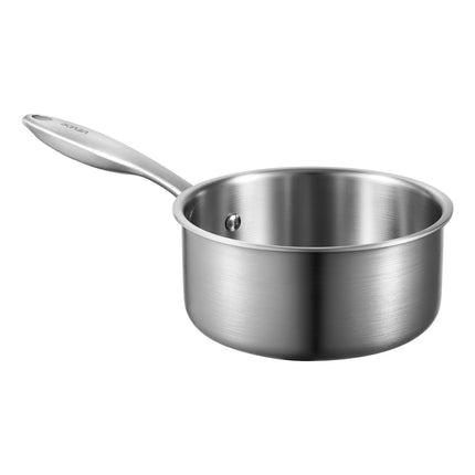 1.5 Qt Saucepan, Tri-Ply Stainless Steel, Glass Lid