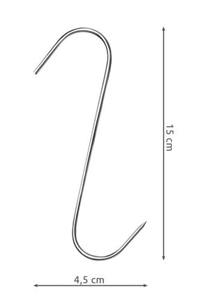 15 cm smoking hooks - set of 15