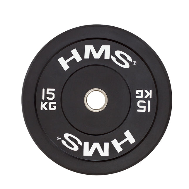 15 kg Black Olympic Bumper Plate