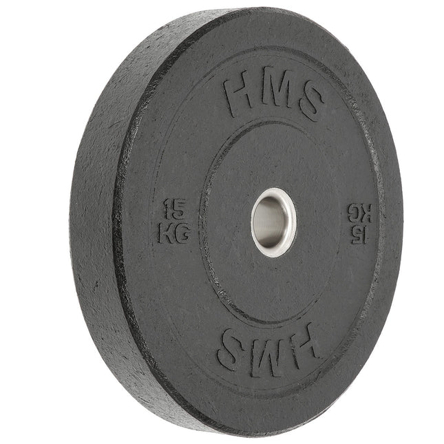 15 kg Black Olympic Bumper Plate