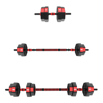 15 kg Composite Barbell & Dumbbells Set