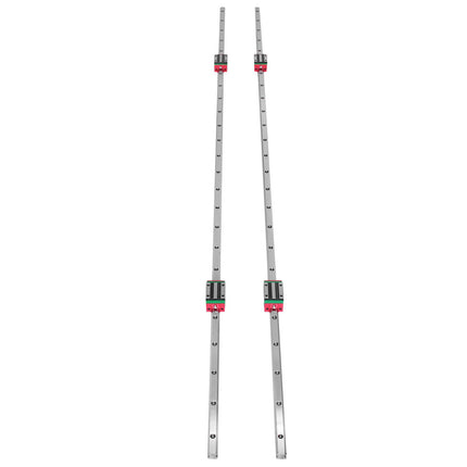 15mm Linear Guide Rail Set, 1500mm with 4 Bearing Blocks