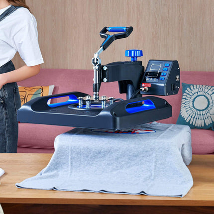 15x15 Heat Press Machine – Swing Away Digital, Fast Heat