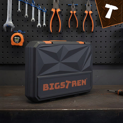 168-Piece Tool Set with Case – Wrenches, Sockets, Bits