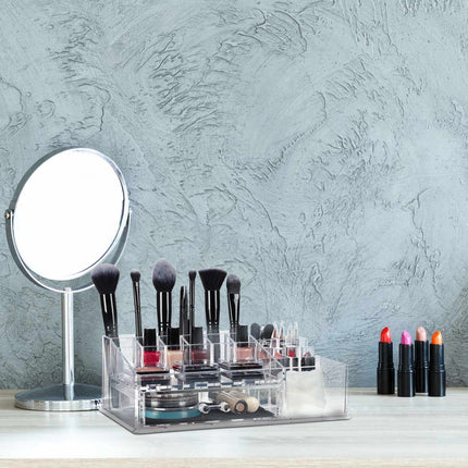 16-Compartment Make-Up Organiser