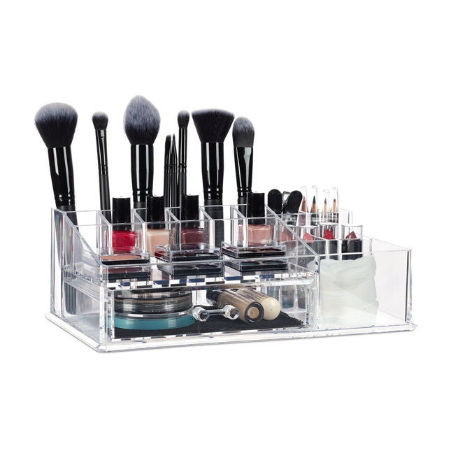 16-Compartment Make-Up Organiser