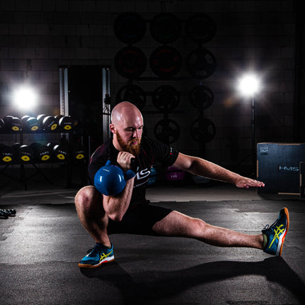 16 kg Cast Iron Kettlebell – Blue