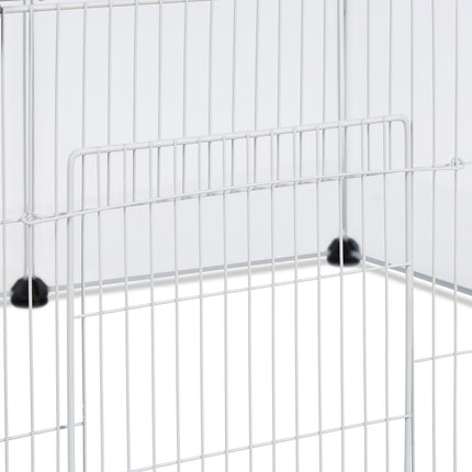 16-piece enclosure for free-roaming animals Transparent