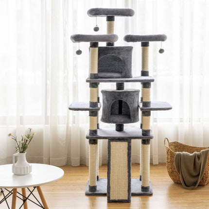 170 cm scratching post, climbing tree, cat tree, cat scratching post, scratching furniture, scratching posts, cave with play balls