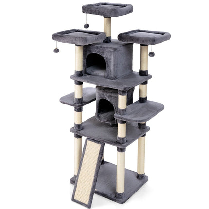 170 cm scratching post, climbing tree, cat tree, cat scratching post, scratching furniture, scratching posts, cave with play balls