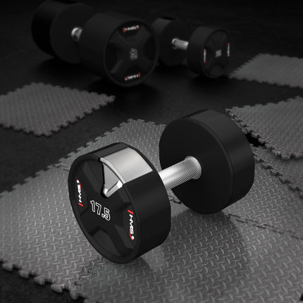 17.5 KG Polyurethane Dumbbell – Durable Fitness Equipment