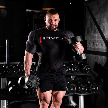 17.5 KG Polyurethane Dumbbell – Durable Fitness Equipment