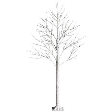 180 cm Artificial Birch Tree with 96 LED Lights