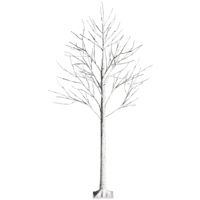 180 cm Artificial Birch Tree with 96 LED Lights