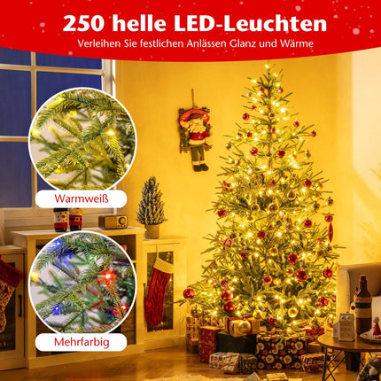 180 cm Artificial Christmas Tree with 250 LED Lights