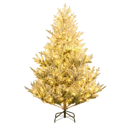 180 cm Artificial Christmas Tree with Lights & Snow