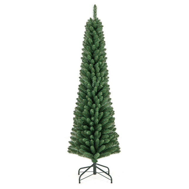 180cm pencil Christmas tree artificial Christmas tree with 392 green branch tips