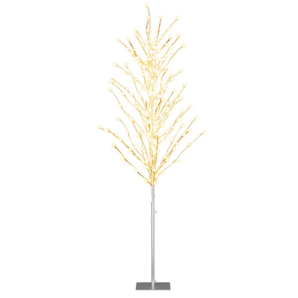 186 cm LED Birch Tree with Warm White Lights