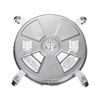 18-Inch Pressure Washer Surface Cleaner, Stainless Steel, 4000 PSI