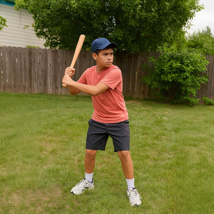 18-Inch Wooden Baseball Bat with Jute Bag