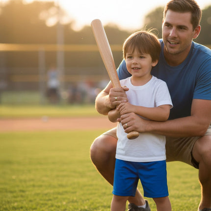 18-Inch Wooden Baseball Bat with Jute Bag