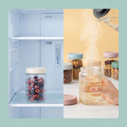 18-Piece Glass Food Storage and Preserving Jar Set