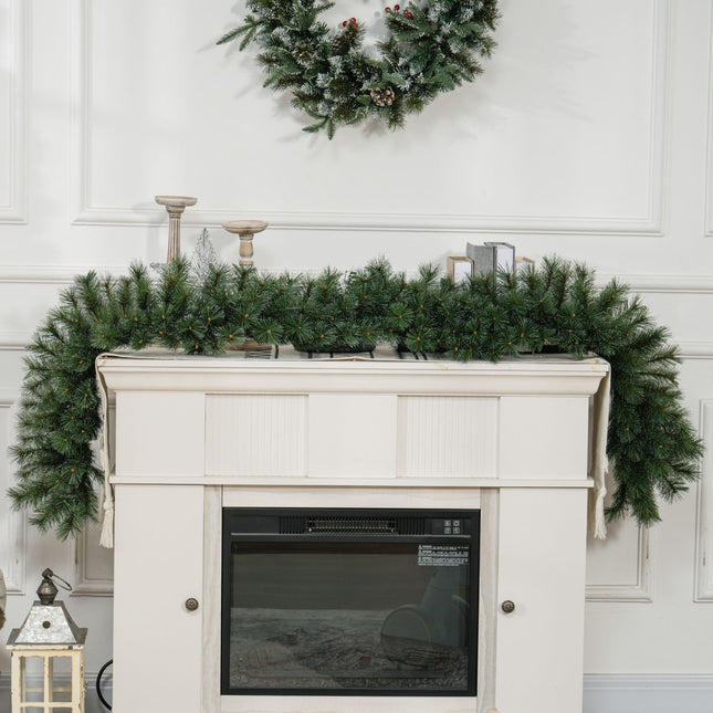 Artificial Christmas garland 1.8m, 160 tips, green decor
