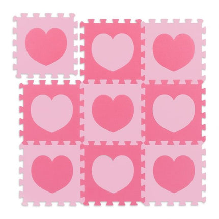 18-piece puzzle mat heart
