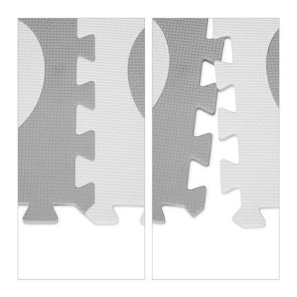 18-piece puzzle mat heart