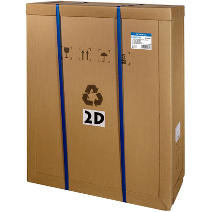 19" Wall cabinet/server cabinet U12 540 x 450 x 595 mm Unassembled Black