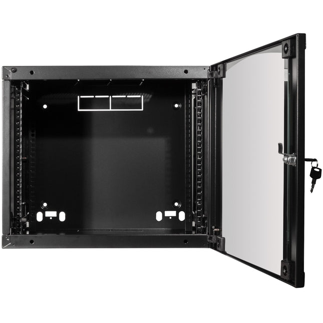 19" Wall cabinet/server cabinet U12 540 x 450 x 595 mm Unassembled Black