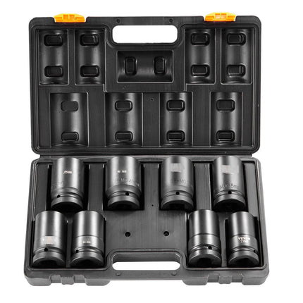 1-Inch Drive Deep Impact Socket Set, 8-Piece 6-Point
