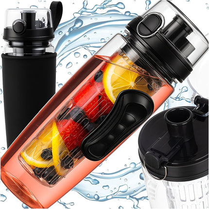 1L Water Bottle with Container