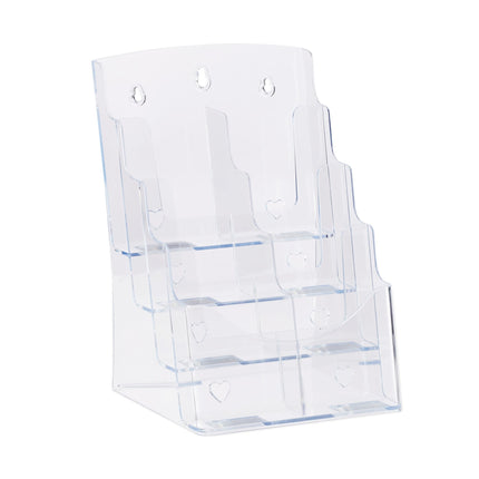 1 pc. Prospectus holder DIN A4 4 tier