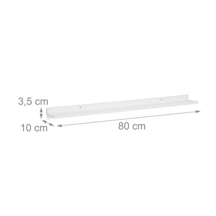 1 pc. narrow wall shelf