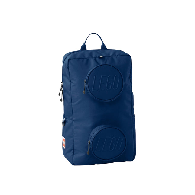 1x2 LEGO Brick Backpack in Earth Blue Color