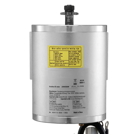 2000W 48V Brushless DC Motor Kit, Controller, Throttle