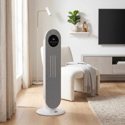2000W Ceramic Heater with Remote, Oscillation, Timer