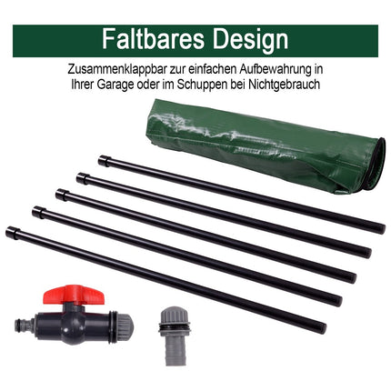 200L Foldable Rain Barrel Collapsible Water Tank Collecting Rainwater