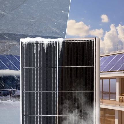 200W Monocrystalline Solar Panel Kit, 12V, 2 Panels, Controller