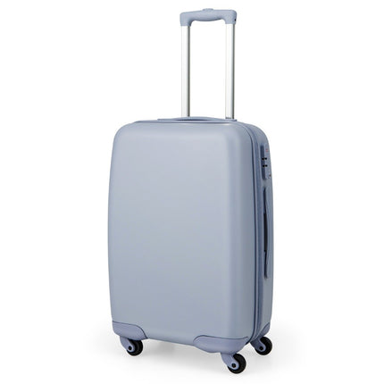 20” Carry-on Travel Suitcase with Spinner Wheels & TSA Lock PC Hard Case with Sticker 38 x 22 x 57 cm Blue