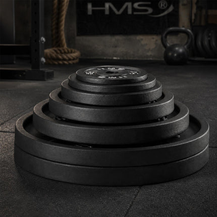 20 Kg Cast Iron Weight Plate, 31 mm Hole, Black