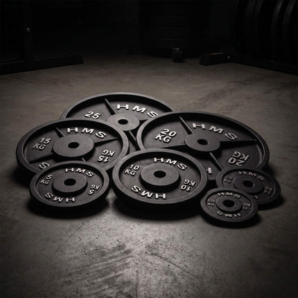 20 Kg Cast Iron Weight Plate, 31 mm Hole, Black