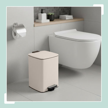 20L Kitchen Pedal Bin with Lid, Soft-Close