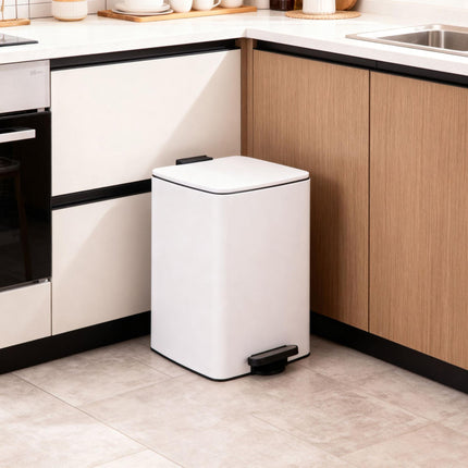 20L Kitchen Pedal Bin with Soft-Close Lid
