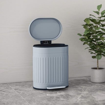 20L Metal Pedal Bin, Soft-Close, Removable Liner