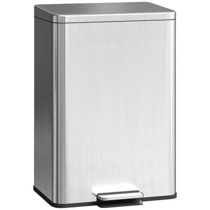 20L Pedal Bin with Soft-Close Lid, Removable Inner Bucket