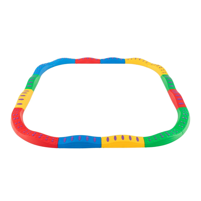 20 PCS. Balancing beam set children's balancing blocks stepping stones for indoors and outdoors colorful