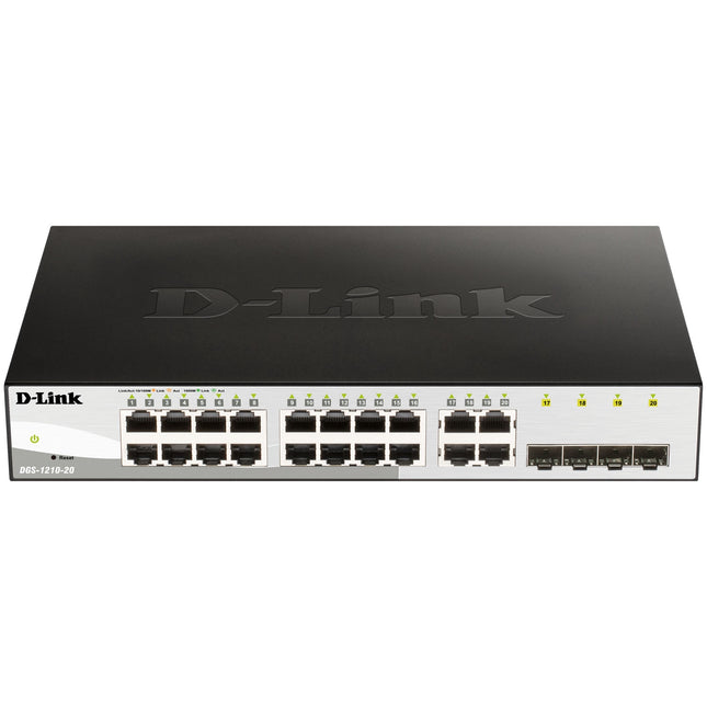 20-Port Gigabit Smart Managed Switch, Fanless
