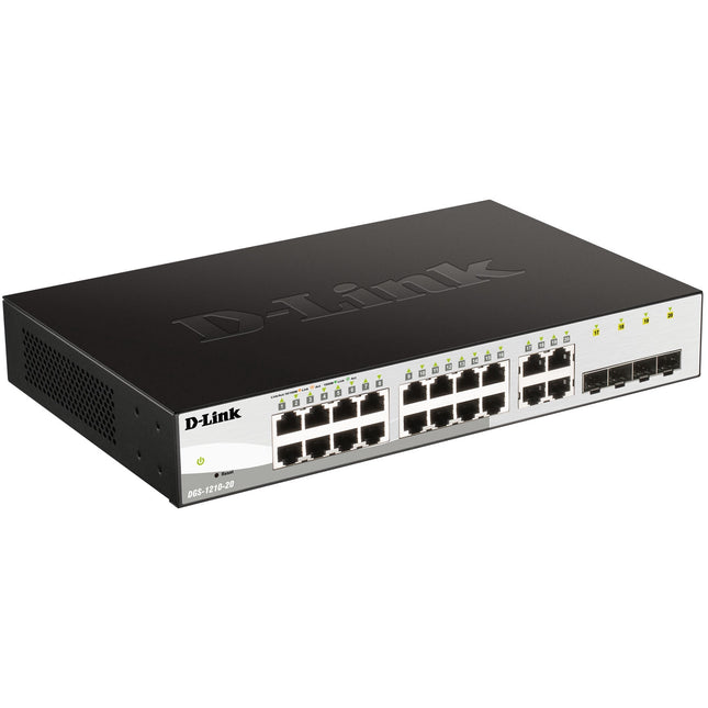20-Port Gigabit Smart Managed Switch, Fanless